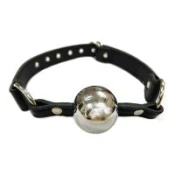 Rouge Ball Gag s Dutou Kuličkou z Nerezové Oceli