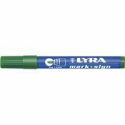 LYRA marker permanentni 112, širina ispisa 1-4mm, zeleni, okrugli vrh