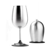 Kozarec GSI Outdoors Glacier Stainless Nesting Wine Glass