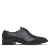 Nizki čevlji Calvin Klein Slim Ess Oxford Lth HM0HM02274 Črna