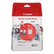 Canon - Komplet tinta Canon PG-560XL (crna) + CL-561XL (boja) + papir (GP-501), original