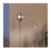 Eglo 901783 - LED fleksibilna stenska svetilka z USB OLIVANDINO LED/3,8W/230V krom