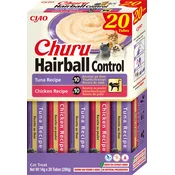 Churu Kremni mačji prigrizek - Hairball Control, 20 x 14 g - 280 g