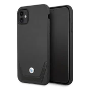 Bmw Etui za iPhone 11/Xr BMW Leather Perforate, črn