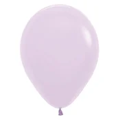 shumee Sempertex lateks baloni, pastelno mat lila, 30 cm, 50 kosov.