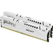Memorija DDR5 64GB 5200MHz (2x32) Kingston Fury Beast White KF552C40BWK2-64
