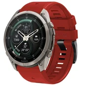 Tech-protect Silicone pašček Garmin QuickFit 26mm, crimson red