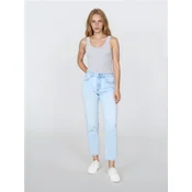 Sinsay - Klasicni mom fit džins - plava