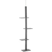 Homestar Mačje drevo nastavljive višine 228-260 cm sivo