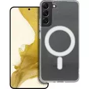 OEM Transparentni etui za Samsung A27 Clear Mag Cover (MID), združljiv z MagSafe