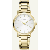 Rosefield The Tribeca White Sunray Steel Gold TWSG-T61