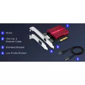Cudy Ethernet mrežni adapter PE10G, 10 Gbps PCI-E