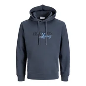 JACK & JONES Majica JJJADE svetlo modra/temno siva/črna