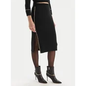 Simona Corsellini Ravno krilo A25CPGOE0101 Črna Slim Fit