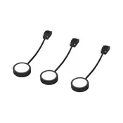 Osram - Komplet 3x LED svetilk za pod omarico UNDERCABINET LED/3W/230V 3000K črna
