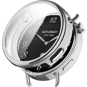 GS 2v1 ovitek z zaščitnim ovitko za zaslon za Xiaomi Watch S4 41mm, srebrn