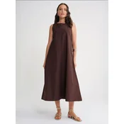 MixRay Obleka Maxi rjava