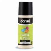Barva za steklo, ki se odlepi DARWI Paint & Peel 3v1 80 ml - slonokoščena