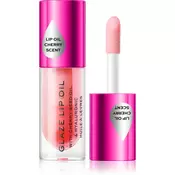Makeup Revolution Glaze olje za ustnice odtenek Glam Pink 4,6 ml