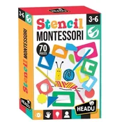 Kreativni set Headu Stencil Montessori (50.52293)