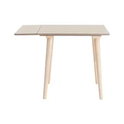 Raztegljiva jedilna miza z dodatno ploščo v brestovem dekorju 80x80 cm Jolina – Ellos Home