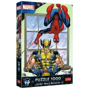 Trefl Premium Plus: Božič Spider-Mana in Volka pri Wolverinu, sestavljanka - 1000 delov
