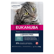 Eukanuba Adult Grain Free z lososom - Varčno pakiranje: 2 x 10 kg