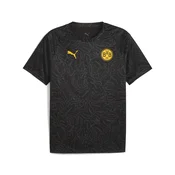 PUMA Borussia Dortmund Pre-match Jersey Men, Sport, Black/Yellow Sizzle, 3XL