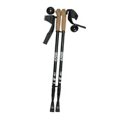SEDCO Treking palice Sedco NORDIC WALKING ALU7075 črne velikosti 65-140 cm