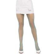 Leg Avenue Lycra Fishnet Pantyhose Neon Blue - One Size, Stretch Fit D-238623