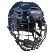 Hokejska čelada CCM Tacks 720 Combo Navy Senior S