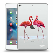 Silikonska prozirna maskica za Apple iPad mini 4 - Flamingos couple