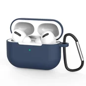 Techsuit silikonski ovitek za AirPods Pro 3 – ultra tanek, gladek, temno moder