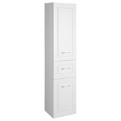 Omarica s košaro za perilo FAVOLO, 40 x 184 x 31 cm, mat bela - 3