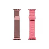 JUST IN CASE Set dve narukvice za pametni sat, 38-41mm