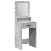 Toaletni stol Betonski sivi 50 x 41 x 135 cm Konstruirano drvo
