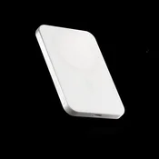 ZENS Slim Qi2 aluminijasta prenosna baterija - magnetna prenosna baterija s kapaciteto 5000 mAh, združljiva z MagSafe in Qi2 (bela)