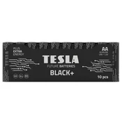 TESLA TESLA alkalna baterija R6 (AA) ČRNA+ [10x72] 10 kosov