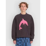 Volcom Fa Ozzy Swtr Dolphin moški pulover raisin