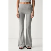 Pajkice adidas Essentials Rib Flared Leggings Tights Medium Grey Heather S