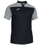 POLO SHIRT HOBBY II BLACK-GREY S/S črno-siva 3XL