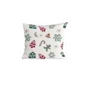 Poli-pamucna jastucnica HOLLY POLY 45x45 cm, bijela