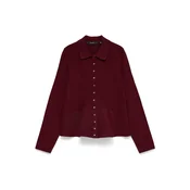 VERO MODA Pletena jopa VMJennie burgund