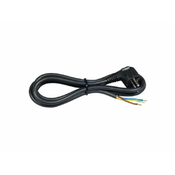COMMEL Prikljucni kabl 16A 250V 3500W/ crni/ 3m H05VV-F 3G1/5 C0519