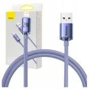 shumee Kabel za hitro polnjenje in prenos podatkov USB Iphone Lightning 2.4A 1.2m vijoličen