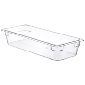 ARAVEN Gastronorm posoda GN 2/4, polikarbonat, globina: 100 mm, prostornina: 5,7 L