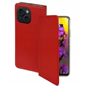 shumee Ovitek za iPhone 15 pametni magnetni ovitek z rdečim zapiranjem + 9H steklo