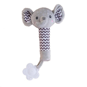 Slon babyted piskajoča igrača/grizalo pliš 25cm