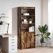 vidaXL vidaXL Visoka omara dimljen hrast 70x35x180 cm inženirski les, (21832178)