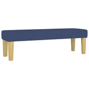 Vidaxl Klop modra 100x30x30 cm blago